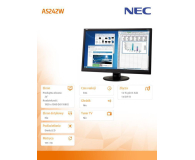 Nec AccuSync AS242W czarny - 366099 - zdjęcie 17